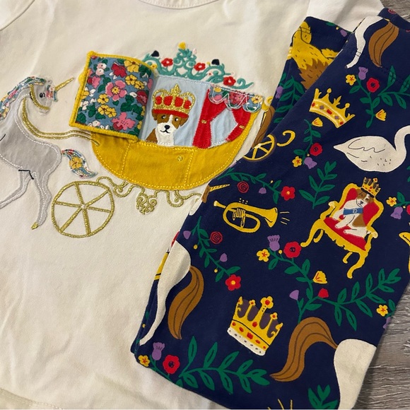 Mini Boden Royal Dog Matching Set Size 5-6 - Picture 2 of 4